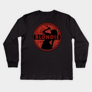 Retroblondie Kids Long Sleeve T-Shirt